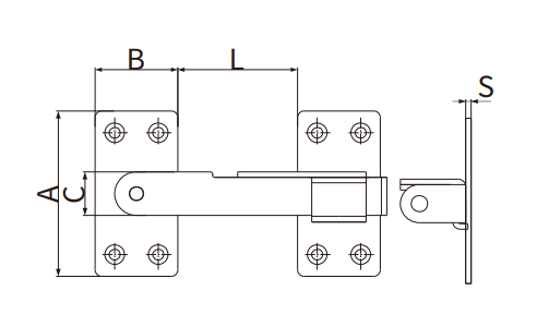 Gate Flip Latch