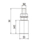 Sliding gate Top Guide roller 500mm long-Black Color