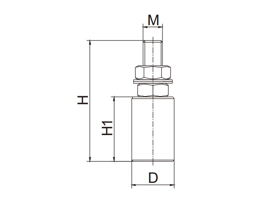 Sliding gate Top Guide roller 500mm long-Black Color