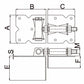 Heavy Duty Self Closing Gate Hinge.