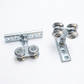 25MM Hanging Door Roller , 4 Rollers , Forge Centre Plate