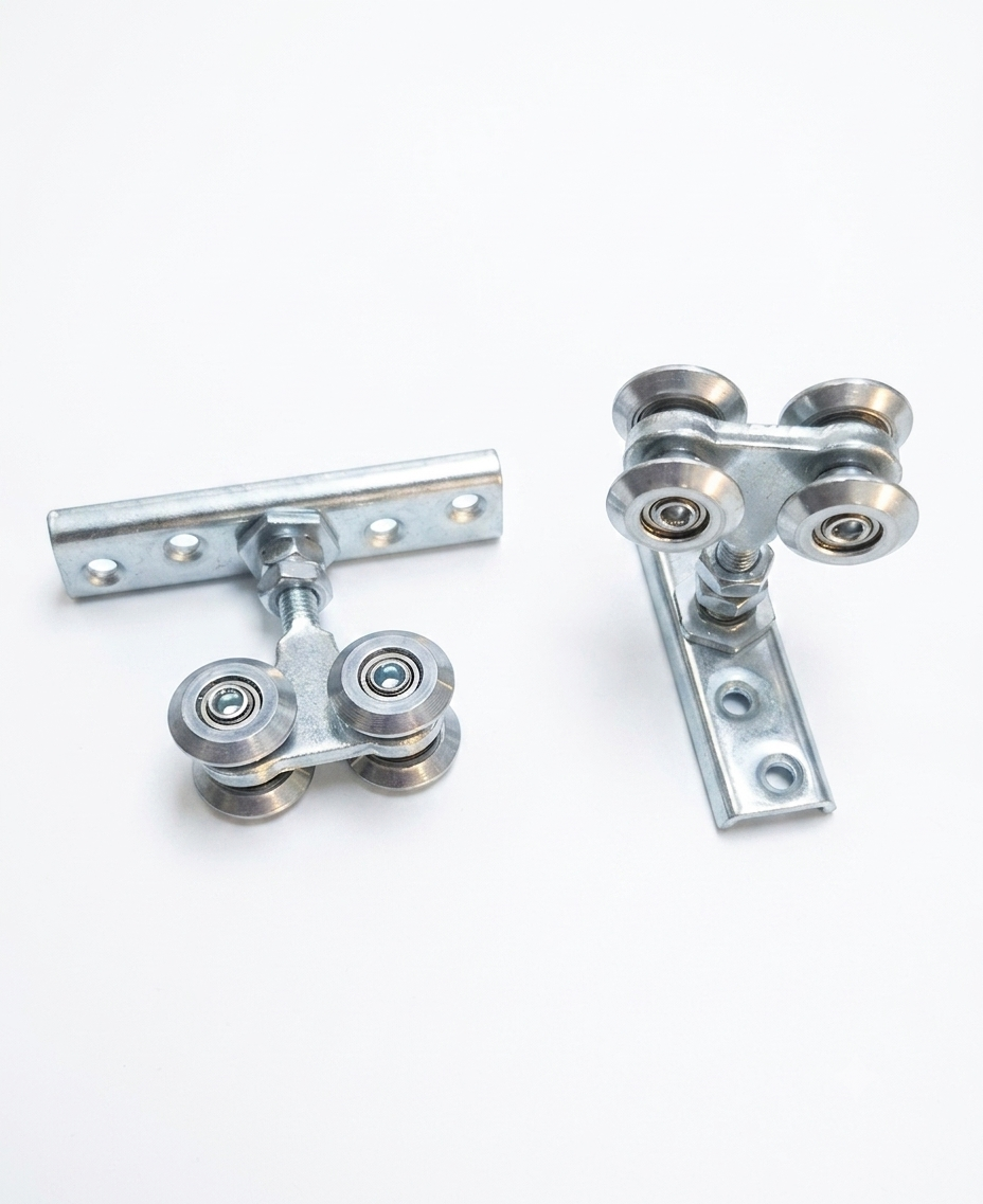 25MM Hanging Door Roller , 4 Rollers , Forge Centre Plate