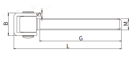 Adjustable Gate Hinge With Long Bolt
