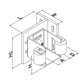 Adjustable Closing end gate catcher with Guide Roller