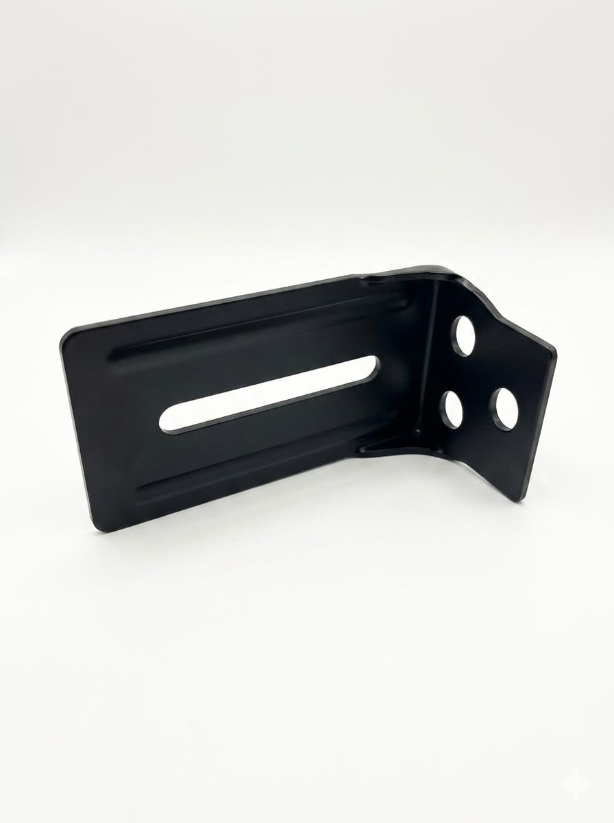 Bracket for Gate Catcher Powder Coated Black
