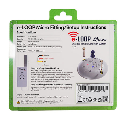 Wireless Vehicle Detection System - Micro e-Loop