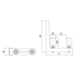 Sliding gate Top Guide rollers bracket Only
