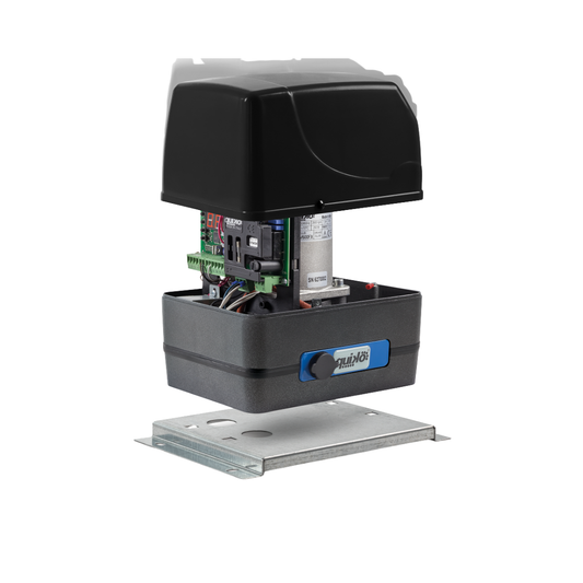 Quiko Italian-Velos V600, 24V Sliding Gate Motor/Opener For gates up to 600KG. Intensive use. Optional Battery Backup.