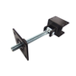 Swing gate Hinge for 50 x 50mm box section Aluminum Gates