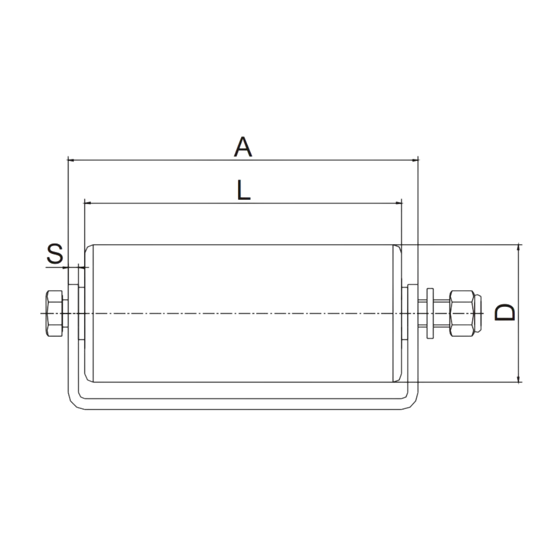 Sliding gate Top Guide roller with C bracket