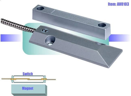Door Sensor/Reader , Magnetic Contact Switch (Normally Closed)