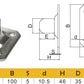 Gate Stopper With Square Plate