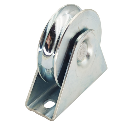 Sliding gate wheel, 78MM Dia With Exterior Bracket for 16mm Track